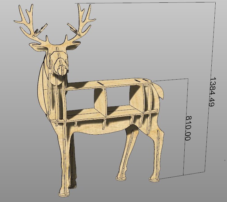 Олень чертеж. Сборная модель олень из фанеры. Полка олень чертеж. Чертеж полки олень из фанеры.